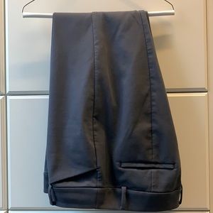 Loft curvy ankle pants coastal grey